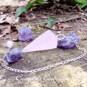 pendule quartz rose véritable