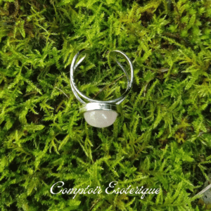 bague quartz rose amour