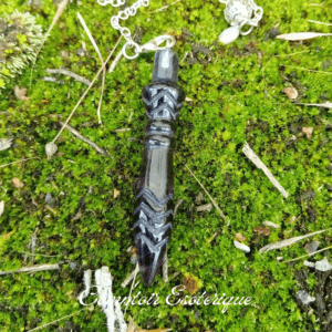 pendule égyptien pierre naturelle fluorite