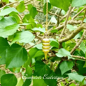 pendule égyptien en métal Osiris