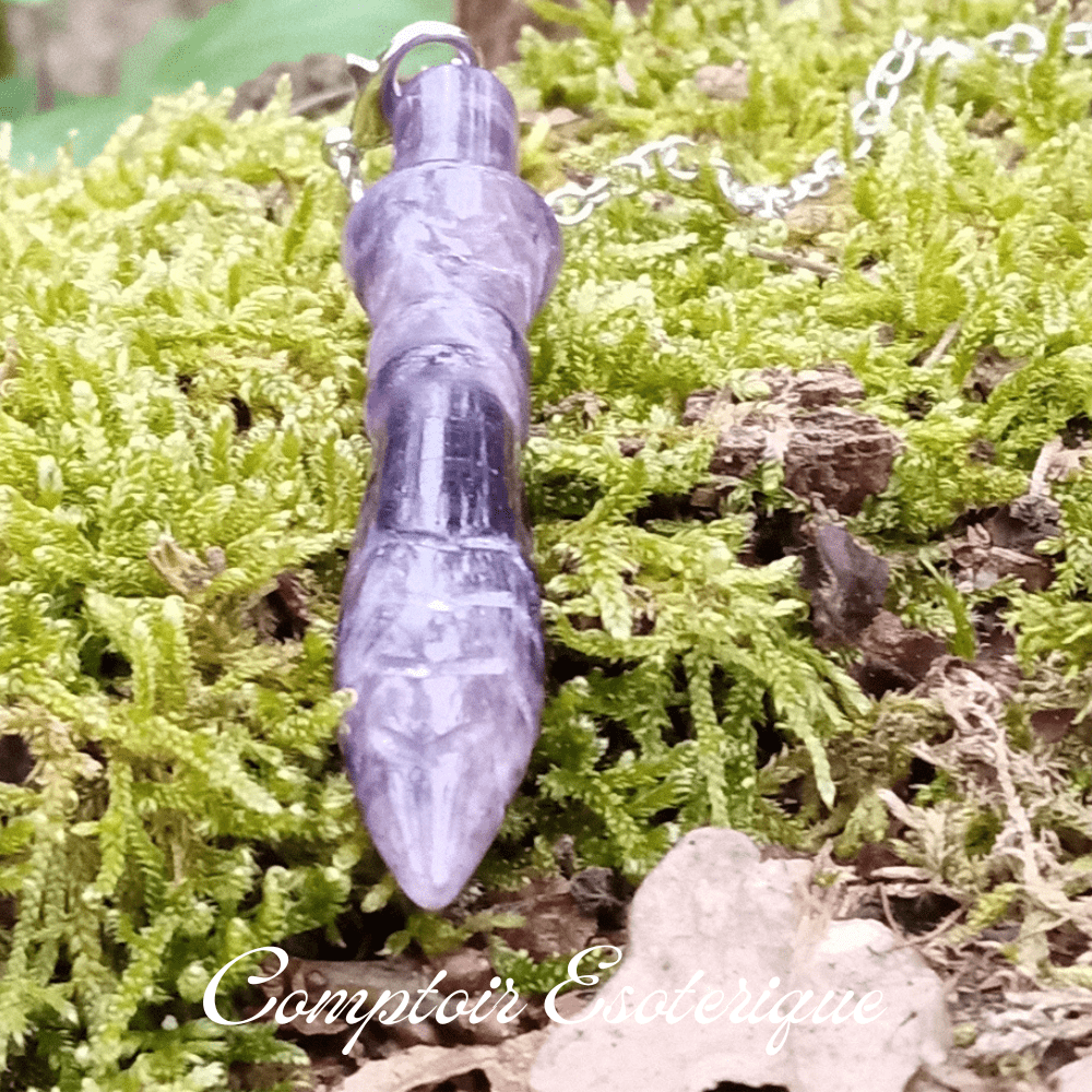 pendule de thot en pierre améthyste pendule de thot en pierre améthyste