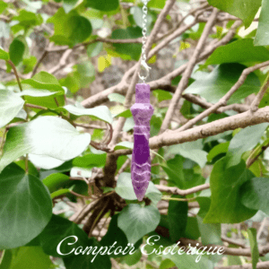 véritable pendule égyptien de thot améthyste