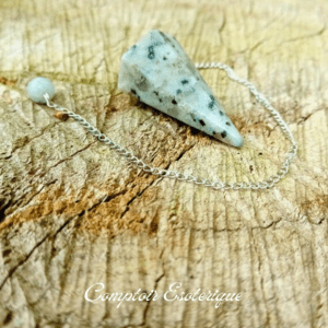 pendule jaspe lotus vertus