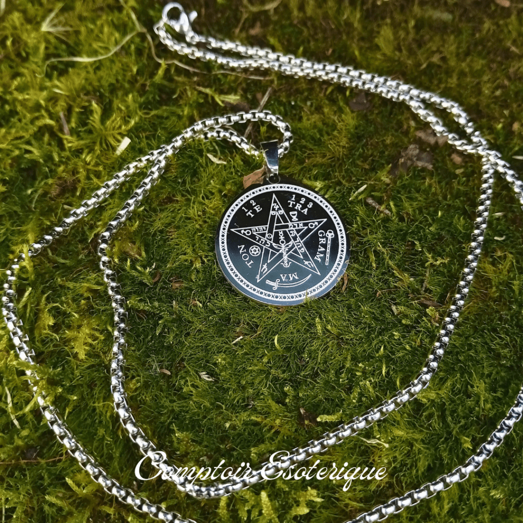 Amulette Tetragrammaton : Puissant Pentacle De Protection Divine