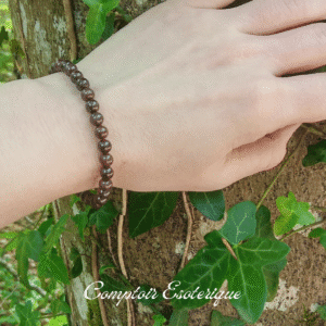 bracelet femme en grenat