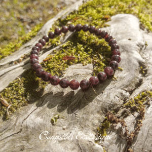 bracelet lithothérapie grenat protection