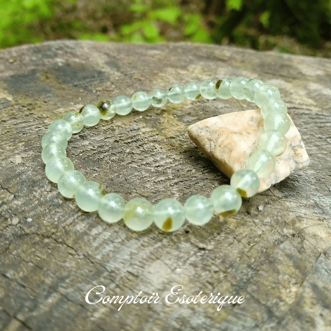 bracelet prehnite femme bracelet préhnite femme