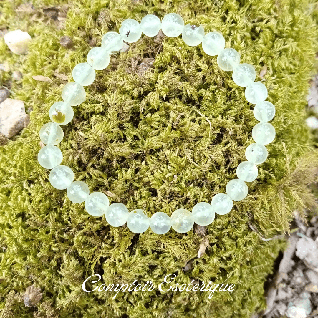 prehnite bracelet préhnite bracelet