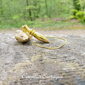 pendule divinatoire égyptien métal