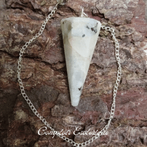 pendule conique pierre de lune